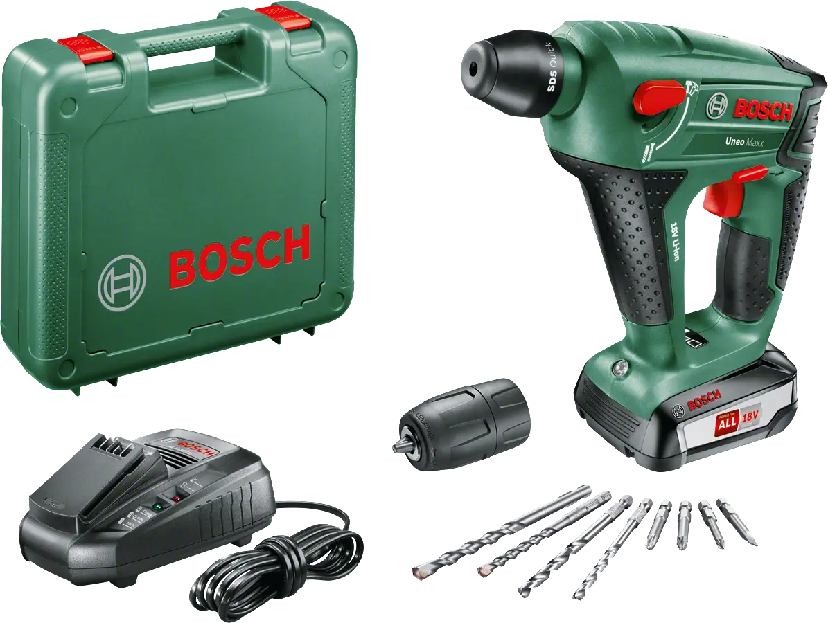 Bosch UNEO MAXX 18 V 2,5 AH Kırıc Delici (Tek Akü) - 060395230F