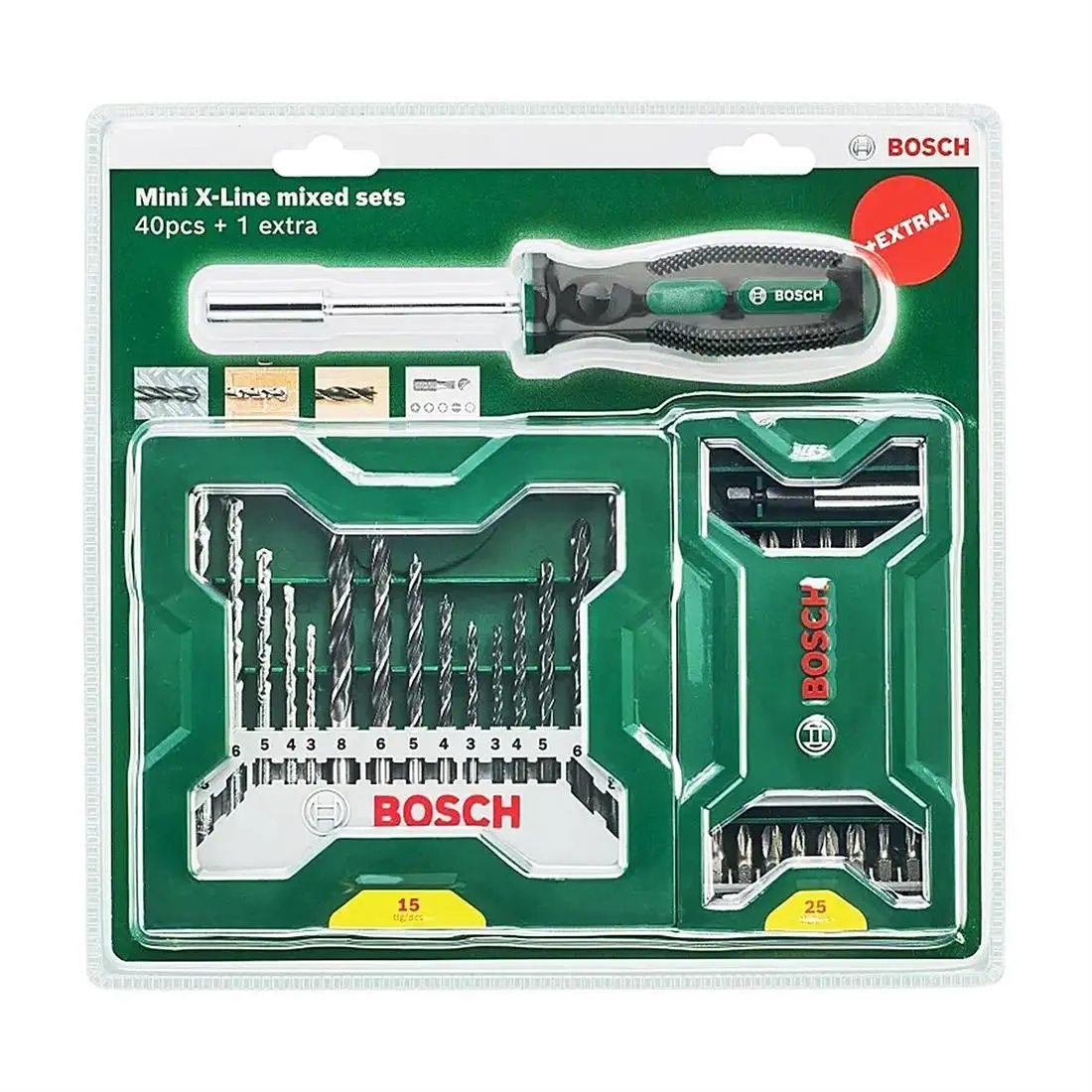 Bosch X-Line 25+15+1 Vidalama ve Matkap Ucu Seti - 2607017655
