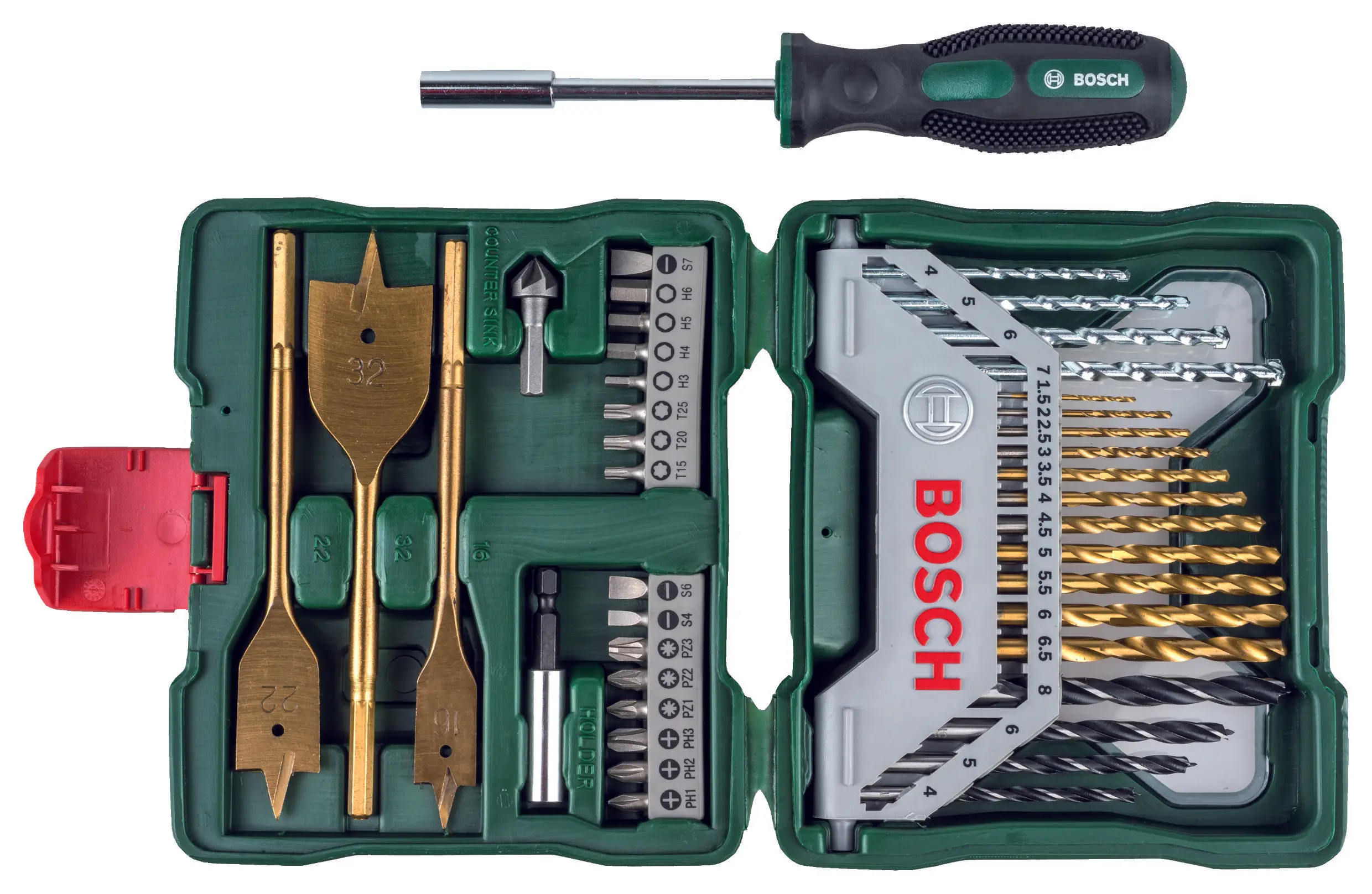 Bosch X-Line 41 Parça Titanyum Tornavidalı Karışık Aksesuar Seti - 2607017334