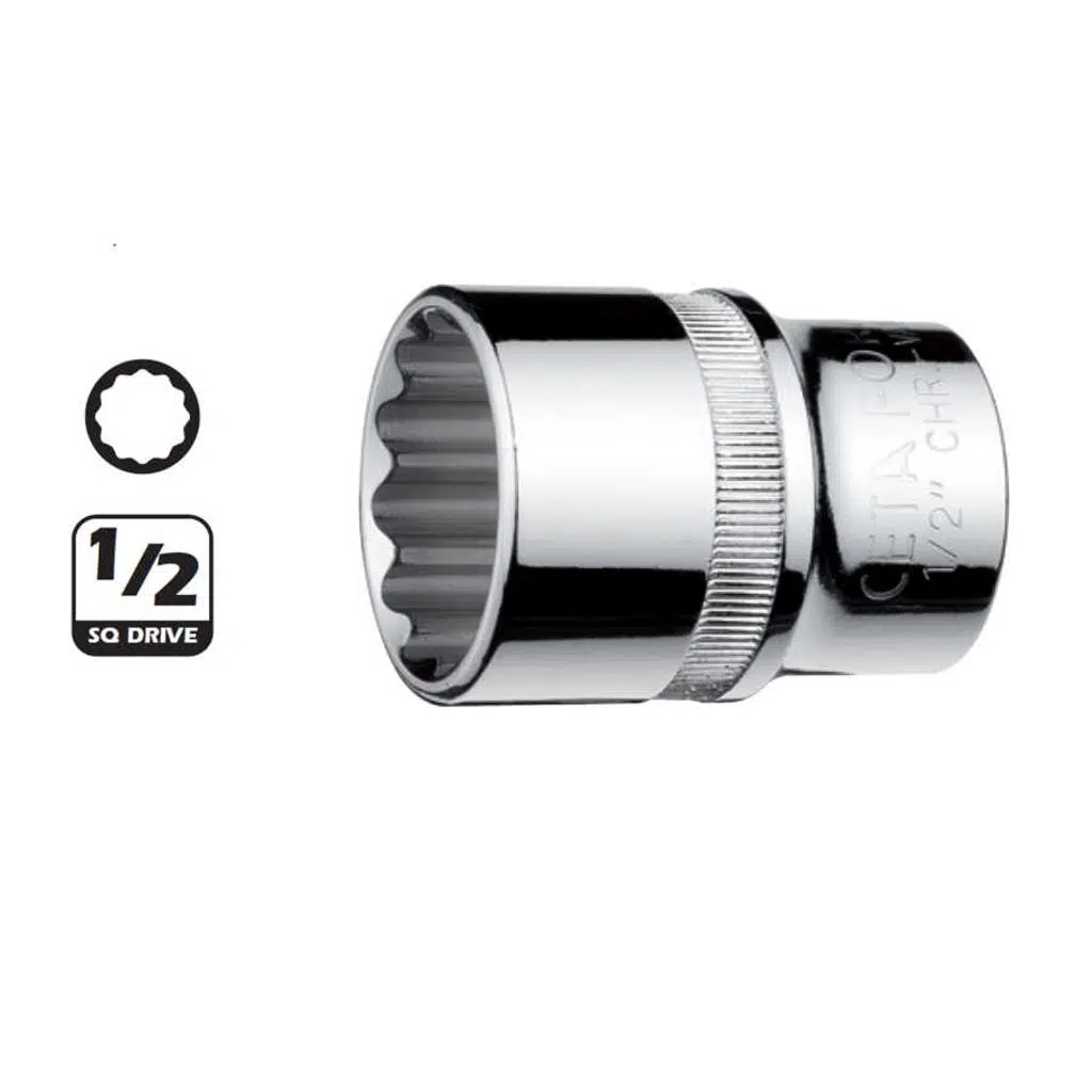 Ceta Form 1/2” 12 Köşe(Yıldız)Lokma Anahtar 20 mm - C22-B20 - 12 Adetli Kutu Koli