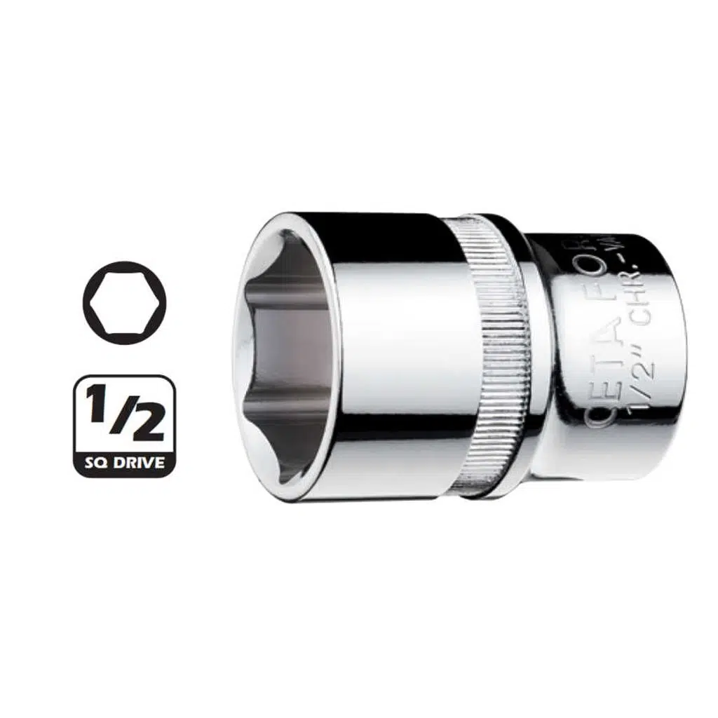 Ceta Form 1/2” 6 Köşe Lokma Anahtar 22 mm - C22-H22 - 12 Adetli Kutu Koli