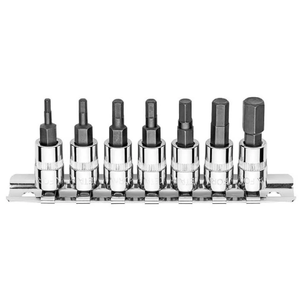 Ceta Form 1/4” Allen Uçlu Lokma Takımı 7 Parça - C08S-RHX7 - 10 Adetli Kutu Koli