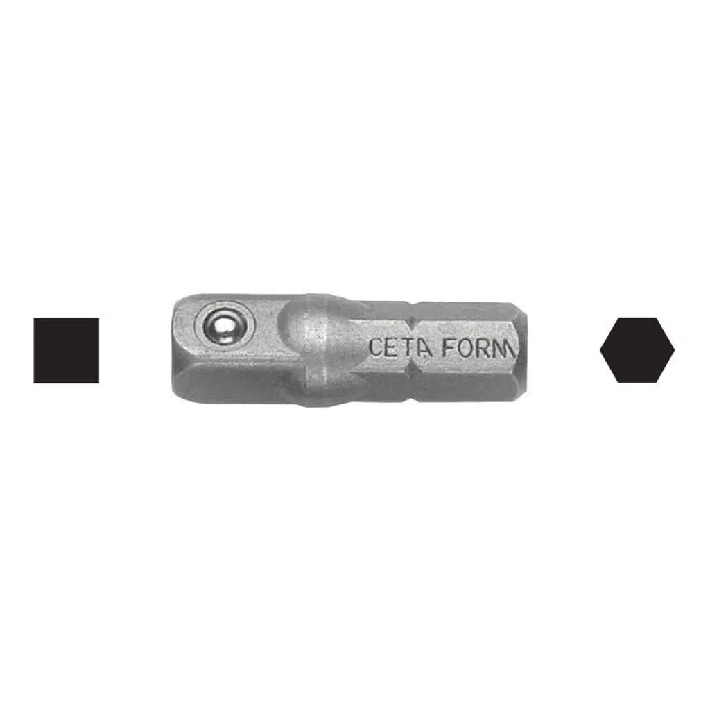 Ceta Form 1/4 Lokma Adaptörü (Manuel Kullanım) 25 mm - BT/7010 - 12 Adetli Kutu Koli