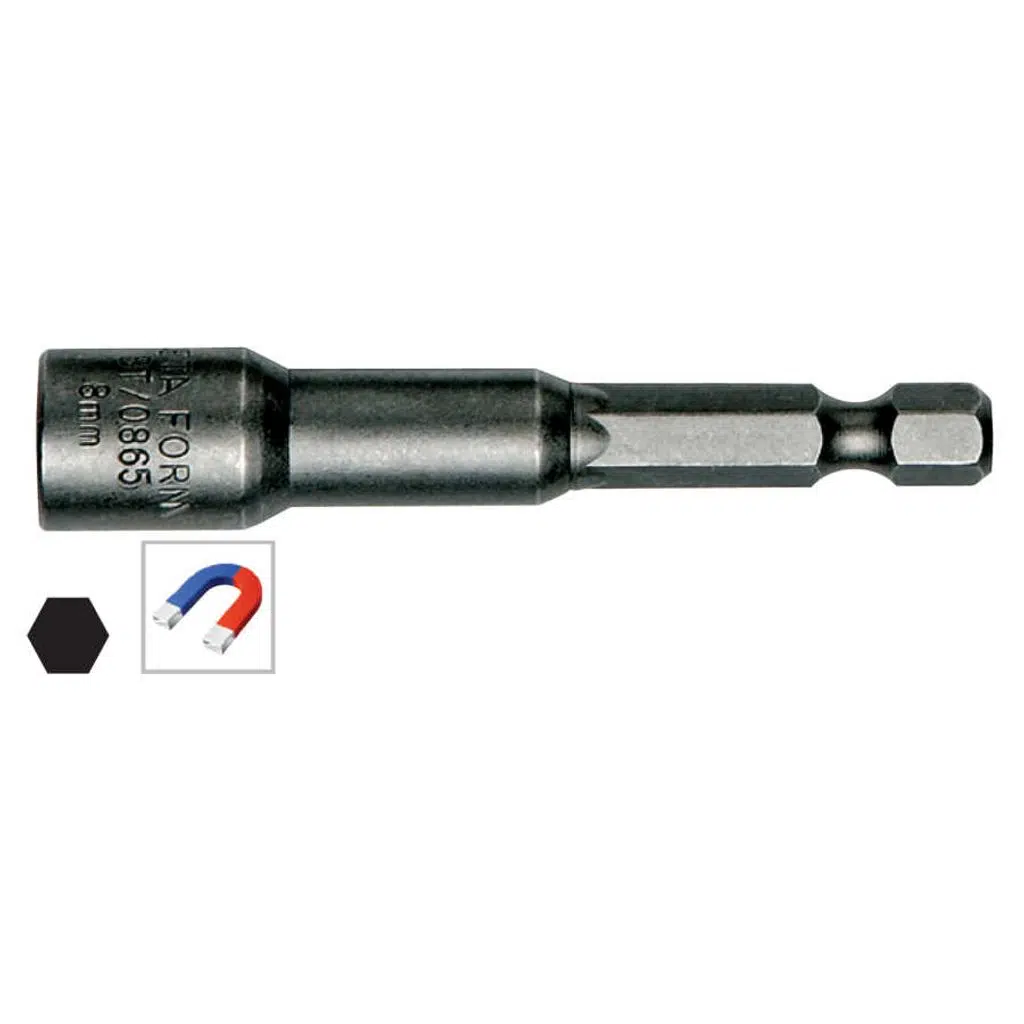 Ceta Form Bt/1465 14 Mm Manyetik Lokma Uç (Somun Tutucu) - 65 Mm