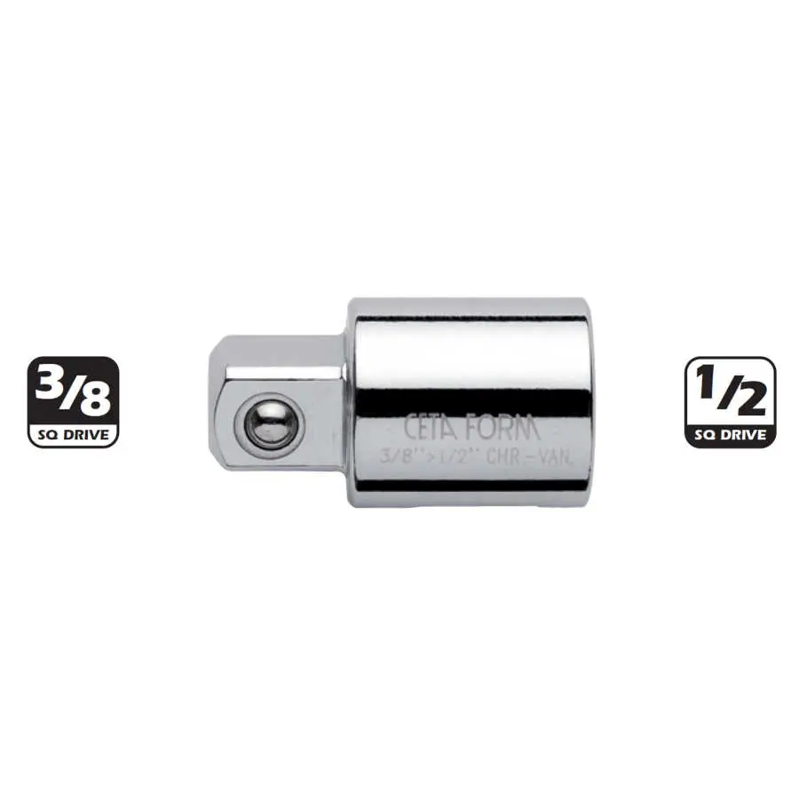 Ceta Form 1/2’’ Lokma Adaptörü(3 Yollu)-D:1/2”-E:3/8” - C21-91