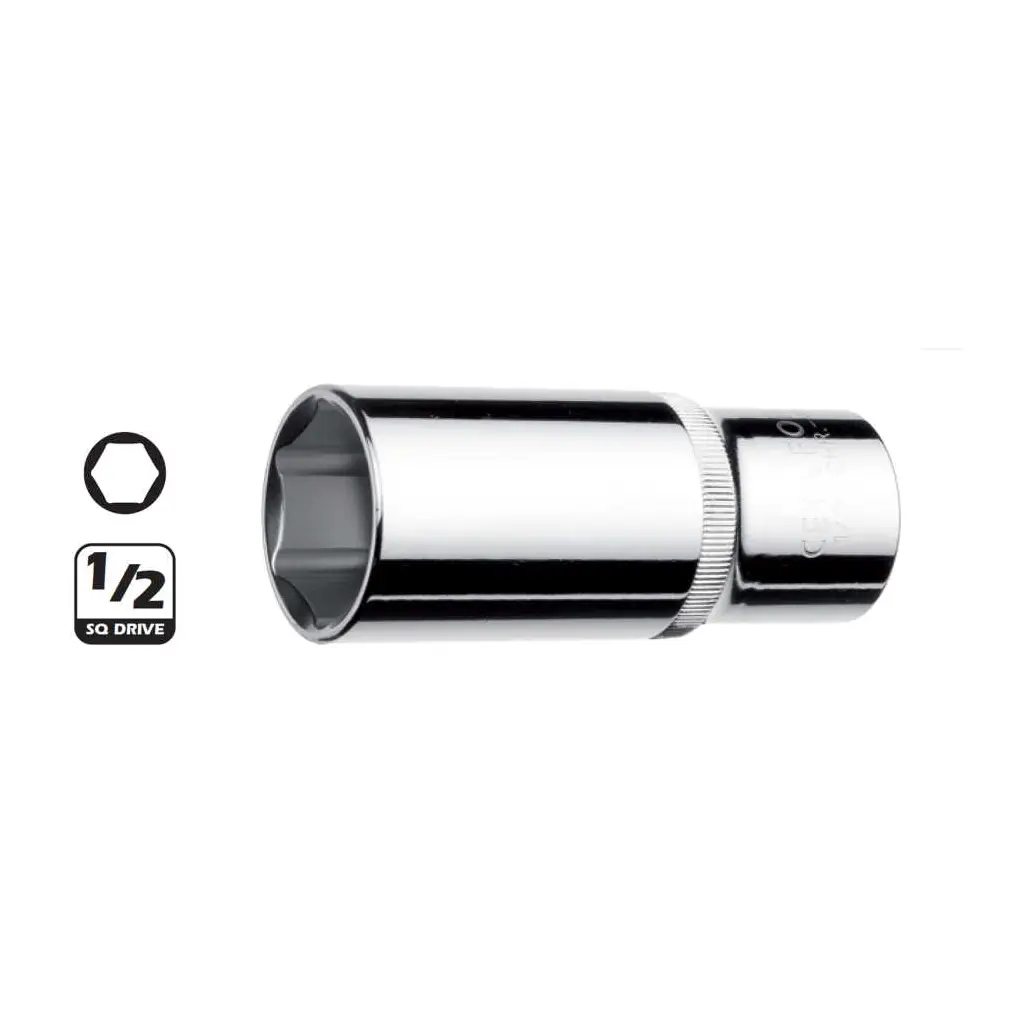 Ceta Form 1/2” 6 Köşe Derin Lokma Anahtar 17 mm - C24-H17