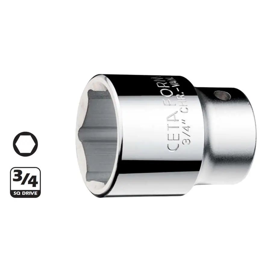 Ceta Form 3/4” 6 Köşe Lokma Anahtar 30 mm - C32-H30
