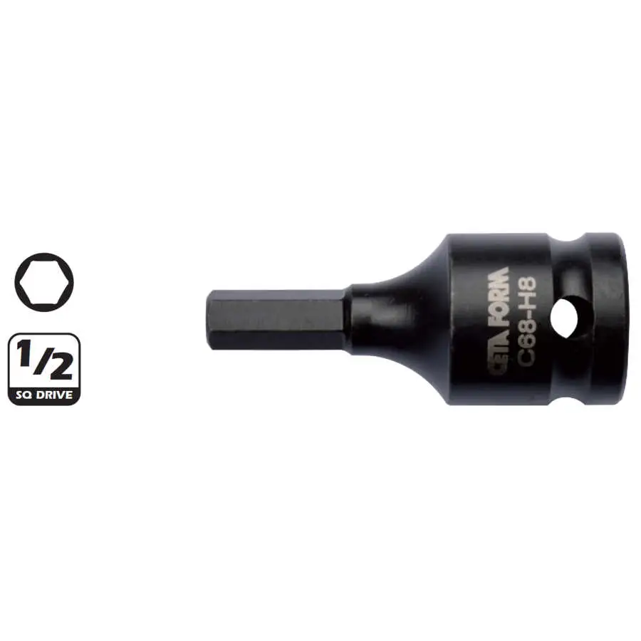Ceta Form 1/2”Allen Uçlu Havalı Lokma Bits 6 mm - C68-H06