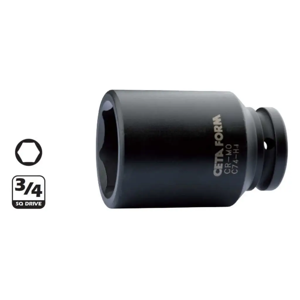 Ceta Form C74-H30 30Mm 3/4” 6 Köşe Derin Havalı Lokma Anahtar - C74-H30