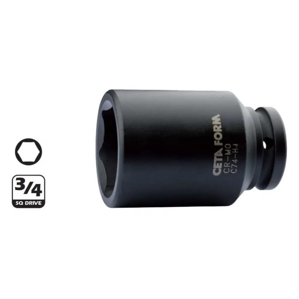 Ceta Form C74-H32 32Mm 3/4” 6 Köşe Derin Havalı Lokma Anahtar - C74-H32
