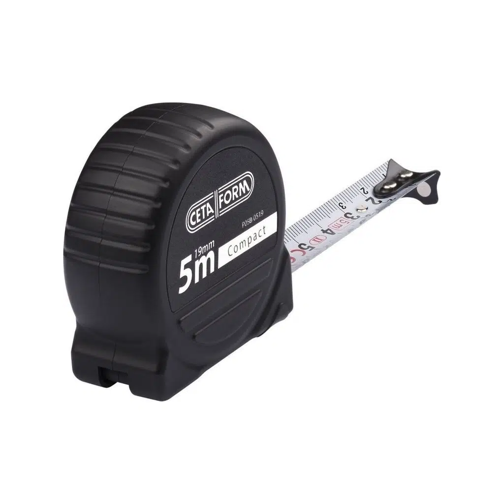 Ceta Form Compact Şerit Metre Mıknatıslı 5MX19MM-CETA P05B-0519 - 8 Adetli Kutu Koli