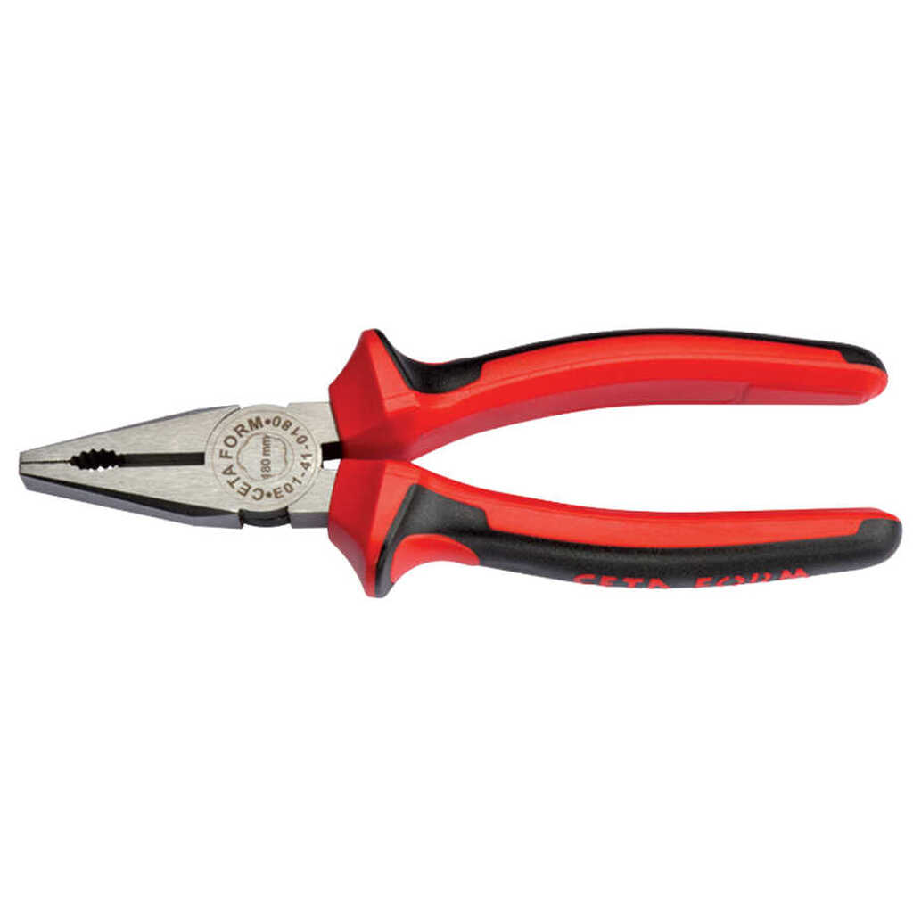 Ceta 180 mm Kombine Pense Polisajlı-Ergonomik Sap - E01-41-0180