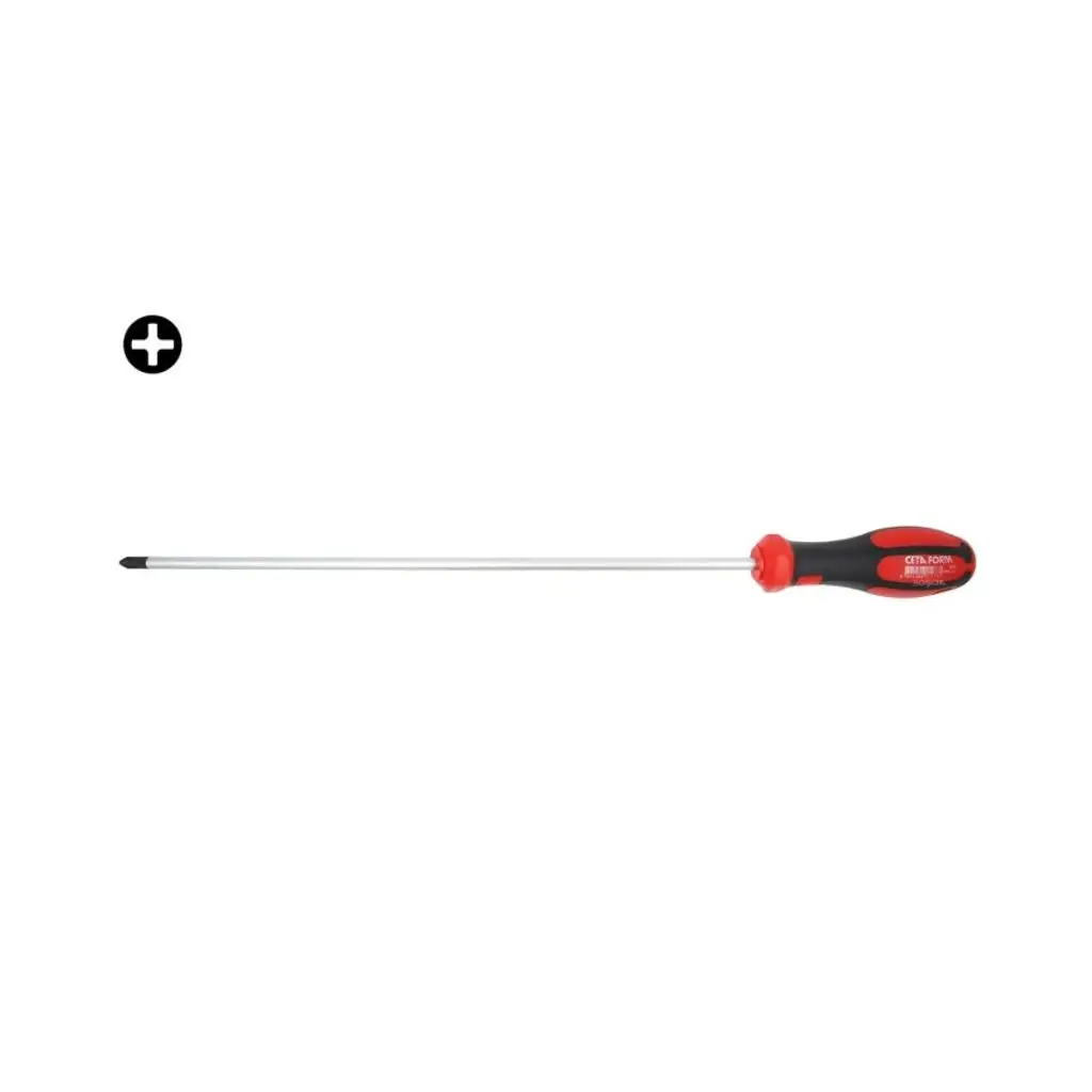 Ceta Form CPlus Yıldız Uçlu Tornavida Ekstra Uzun Süngü Ph2 x 300 mm-CETA F14-002-300