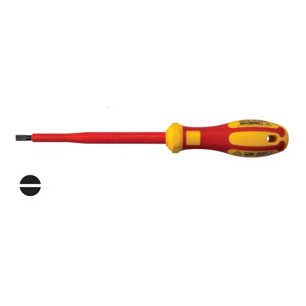 Ceta Form G01-040-100 İzoleli Düz Uçlu Tornavida (Vde) 4X100Mm