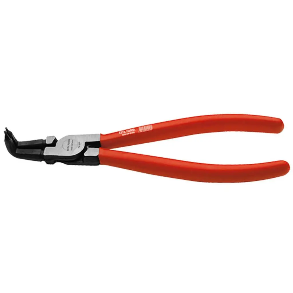 Ceta Form İç Segman Pense (Yaysız Eğri) 225 mm - E68-44-0225 - 6 Adetli Kutu Koli