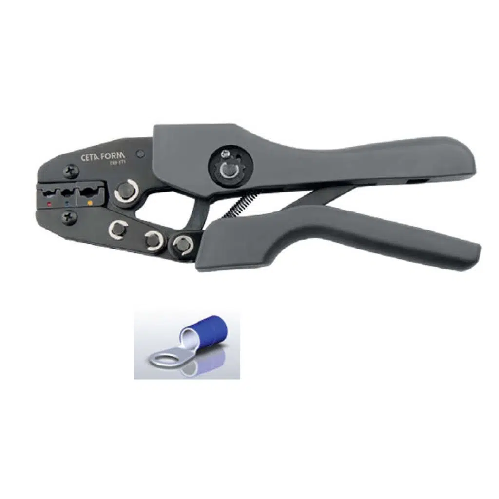 Ceta Form İzoleli Kablo Pabucu Sıkma Pensesi 220 mm - E69-YT1 - 10 Adetli Kutu Koli