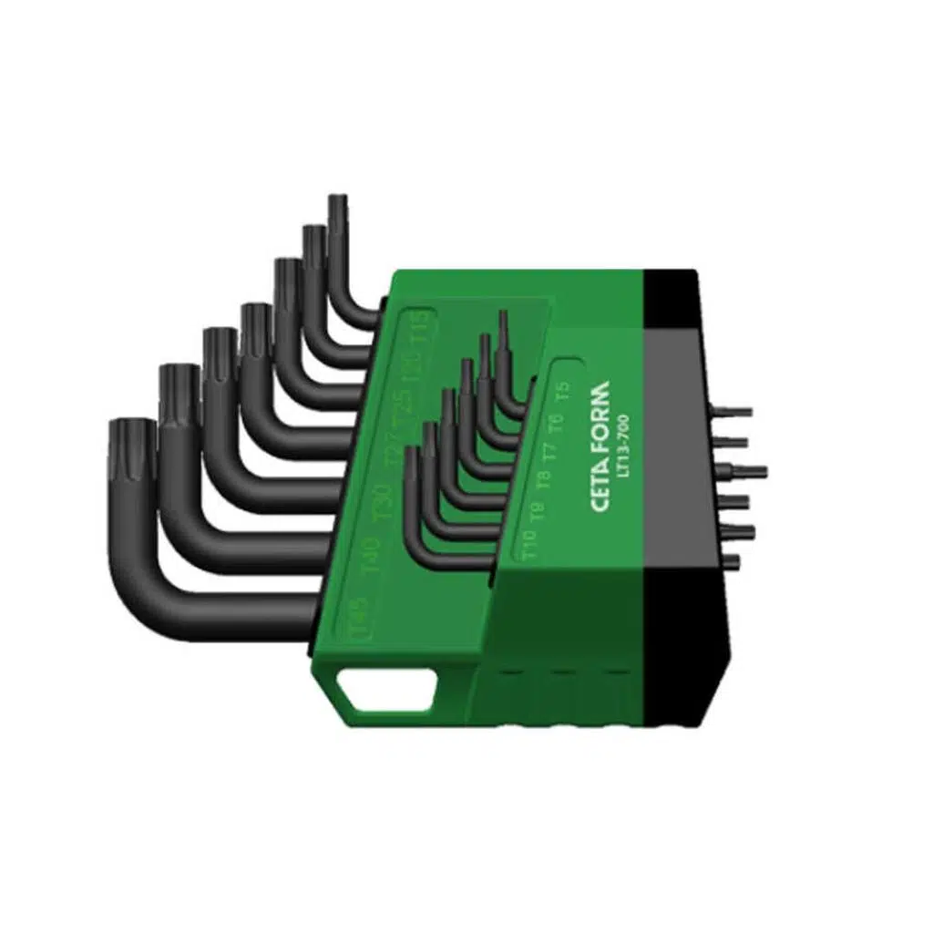 Ceta Form LT13/700 13 Parça Kısa L Tipi TORX Allen Anahtar Takımı - LT13/700 - 6 Adetli Kutu Koli