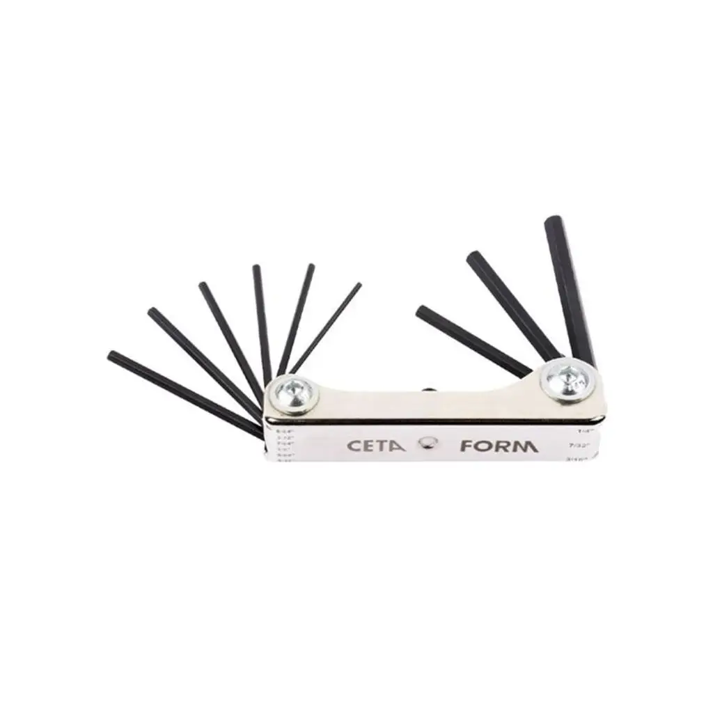 Ceta Form SAE 9 Parça Çakı Tipi Allen Anahtar Seti #2 (Metal Kasa) - K99-F2M/2 - 10 Adetli Kutu Koli
