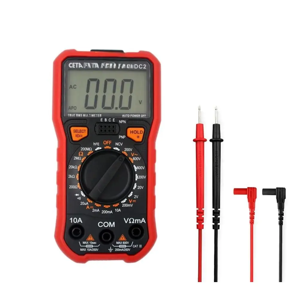 CETA G80-MDC2 Digital Multimeter (DC Akım - Manuel Sınıflandırma)