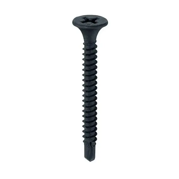 Çetin Kraft Matkap Uçlu Tam Diş Alçıpan Vidası (Mangan Fosfat) 3,5x35