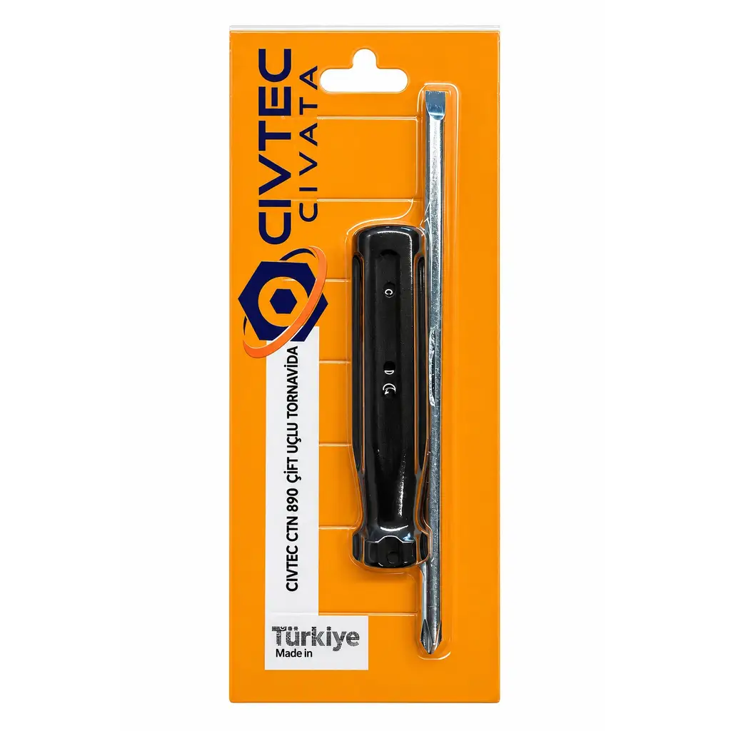 Civtec CTN 890 Çift Uçlu Tornavida ( Düz-Yıldız)