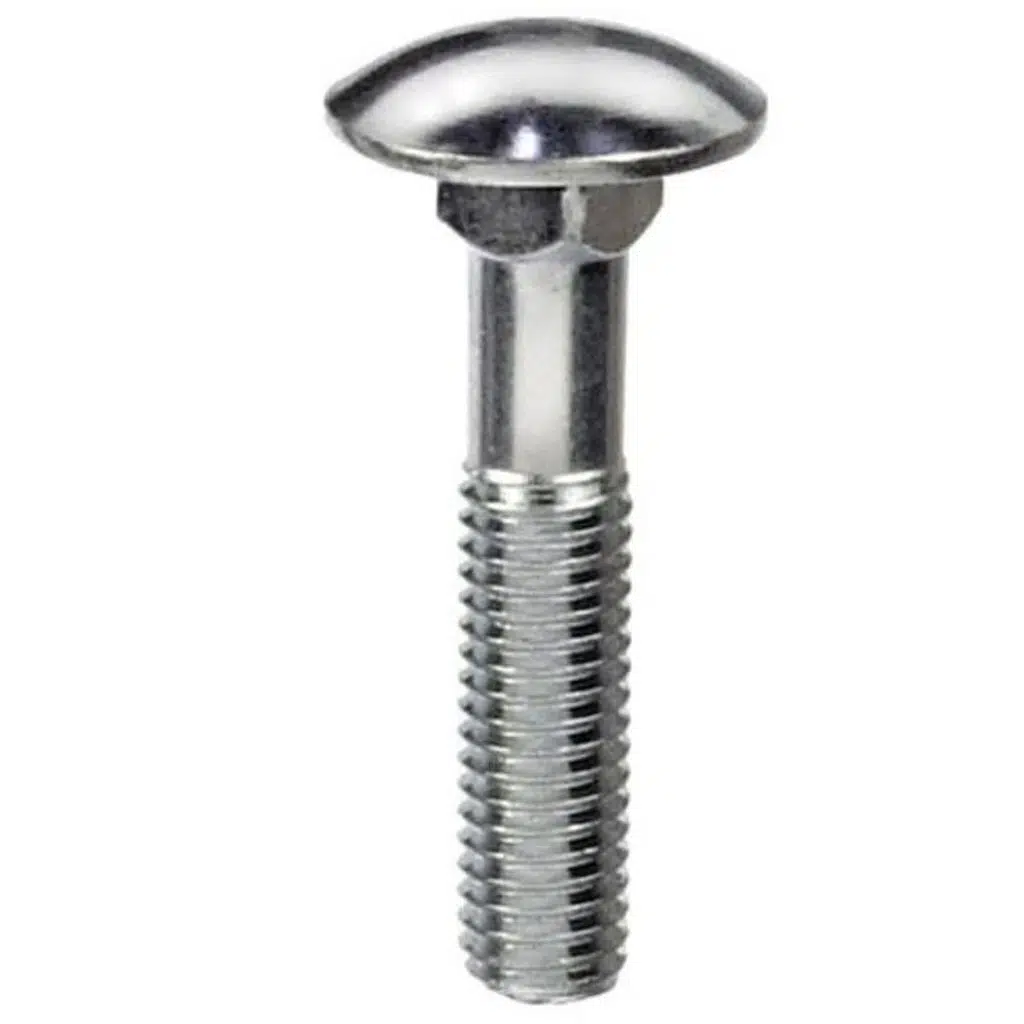 Civtec DIN 603 8.8 Kalite Yuvarlak Başlı Cıvata Beyaz Metrik 10x30