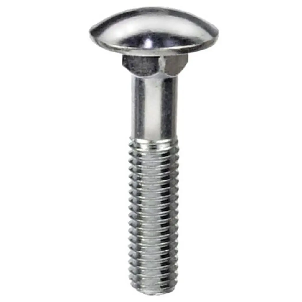 Civtec DIN 603 8.8 Kalite Yuvarlak Başlı Cıvata Beyaz Metrik 6x40 - 350 Adetli Kutu Koli