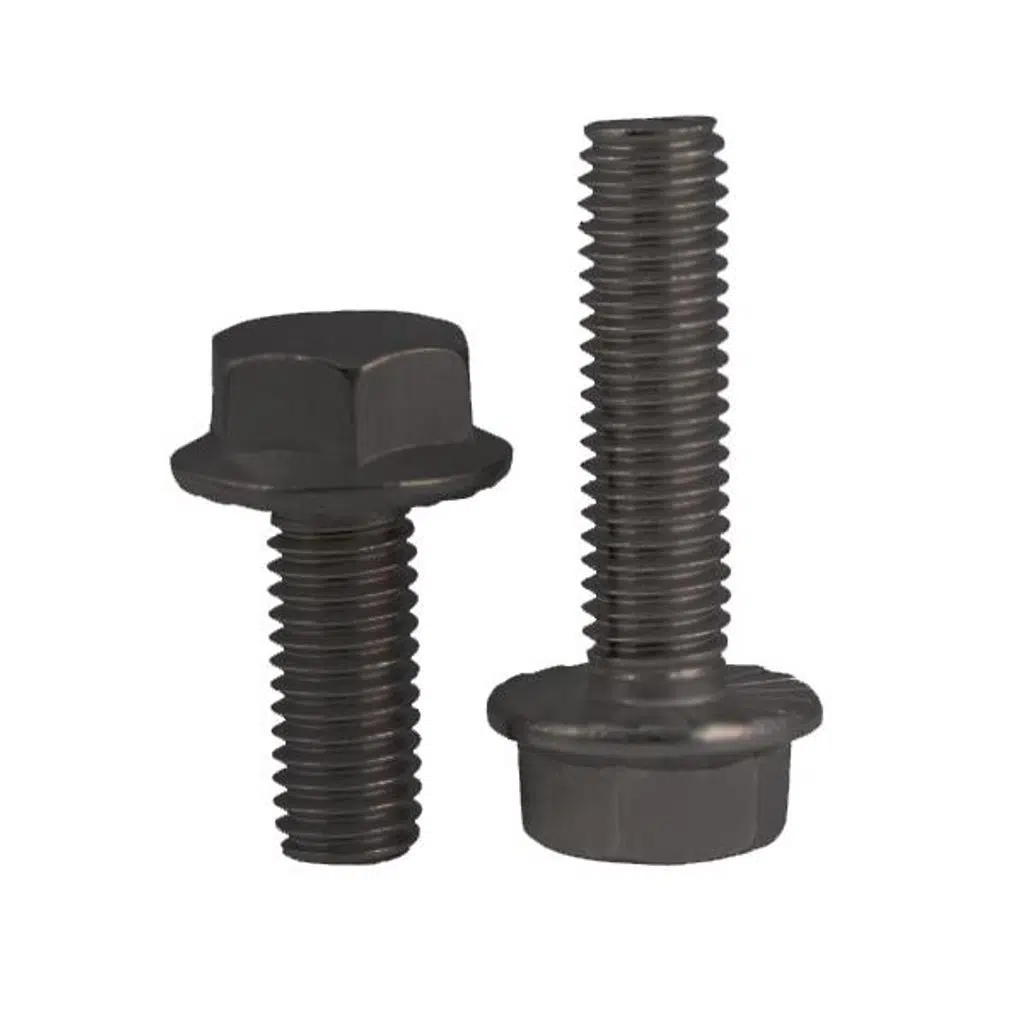 Civtec DIN 6921 8.8 Kalite AKB Flanşlı Çelik Cıvata Siyah Metrik 6x16/16