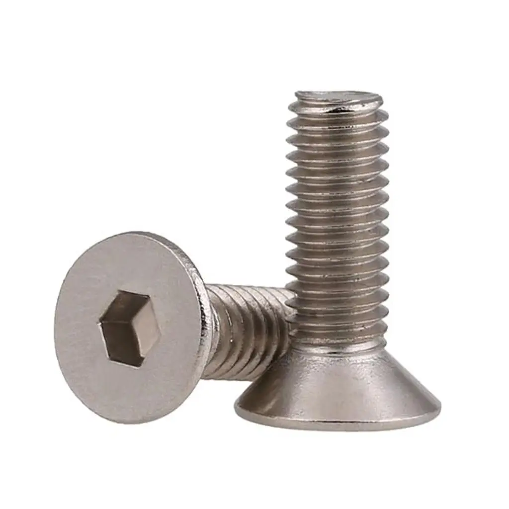 Civtec DIN 7991 10.9 Kalite Havşa Başlı İmbus Cıvata Beyaz Metrik 6x10 - 2000 Adetli Kutu Koli