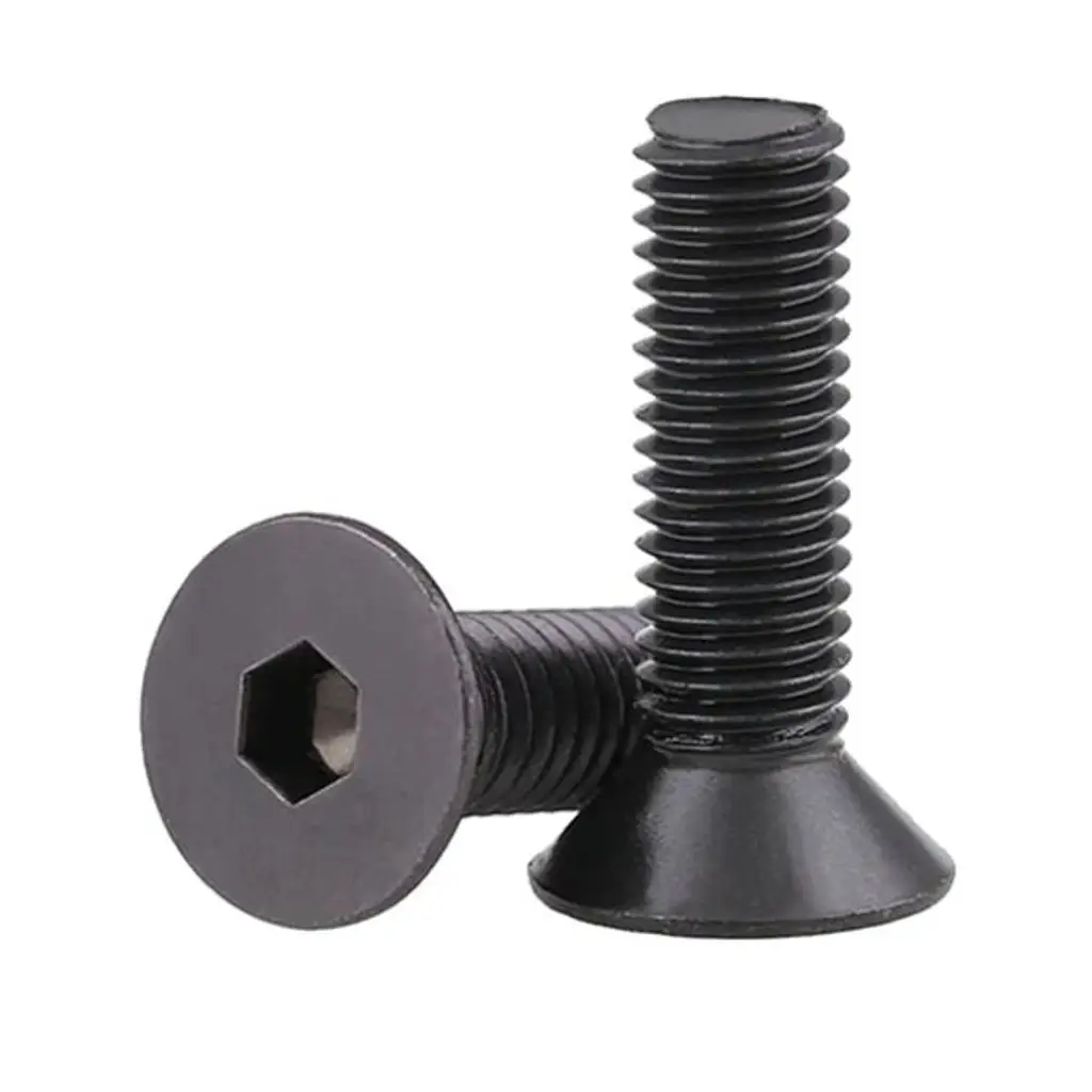 Civtec DIN 7991 10.9 Kalite Havşa Başlı İmbus Cıvata Siyah Metrik 6x10 - 2000 Adetli Kutu Koli