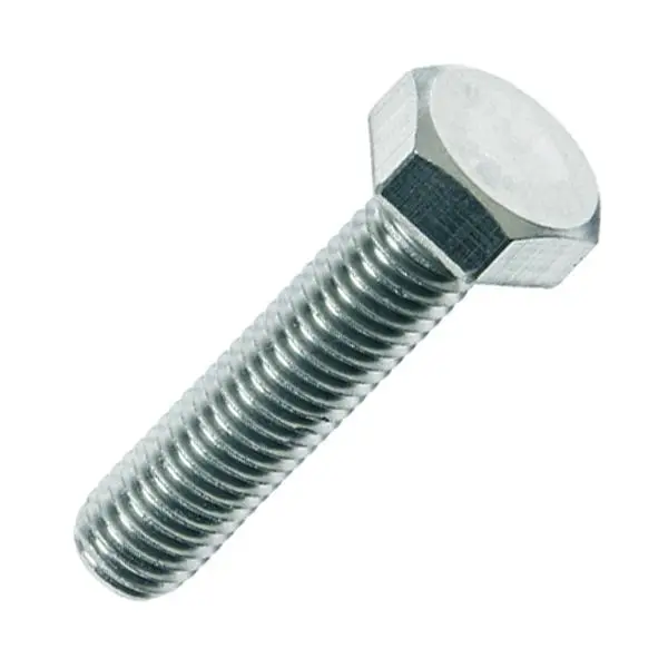 Civtec DIN 933 AKB Tam Diş 8.8 Kalite Çelik Cıvata Beyaz 10x20