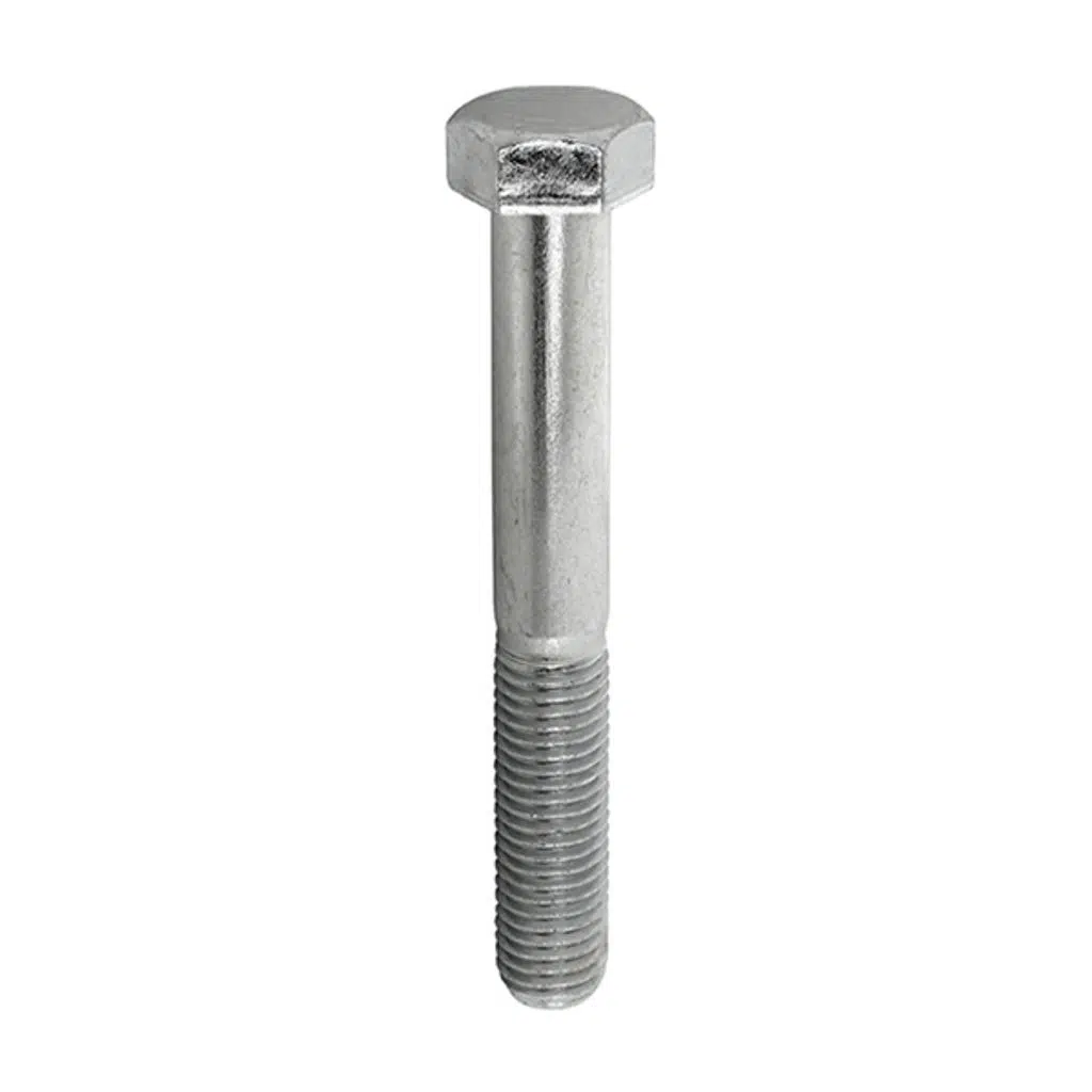 Civtec DIN 933 AKB Tam Diş 8.8 Kalite Çelik Cıvata Beyaz 8x80 100 Adetli Kutu Koli