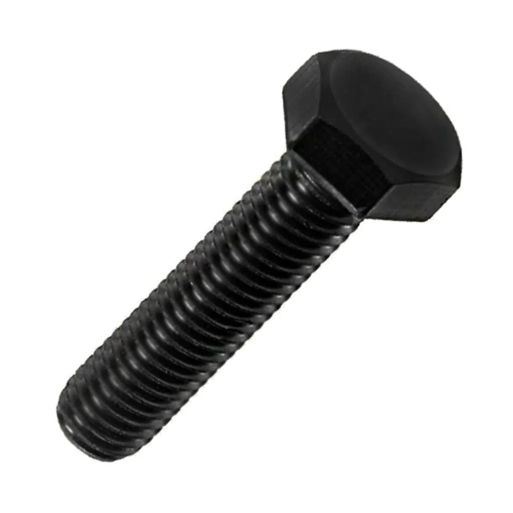Civtec DIN 933 AKB Tam Diş 8.8 Kalite Çelik Cıvata Siyah 8x80
