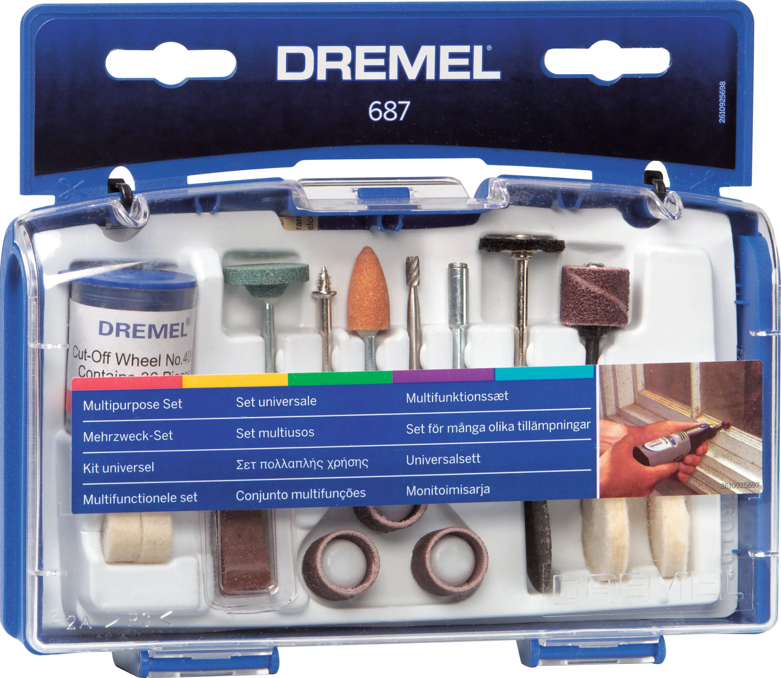 Bosch Dremel 687 Çok Amaçlı Aksesuar Seti - 26150687JA