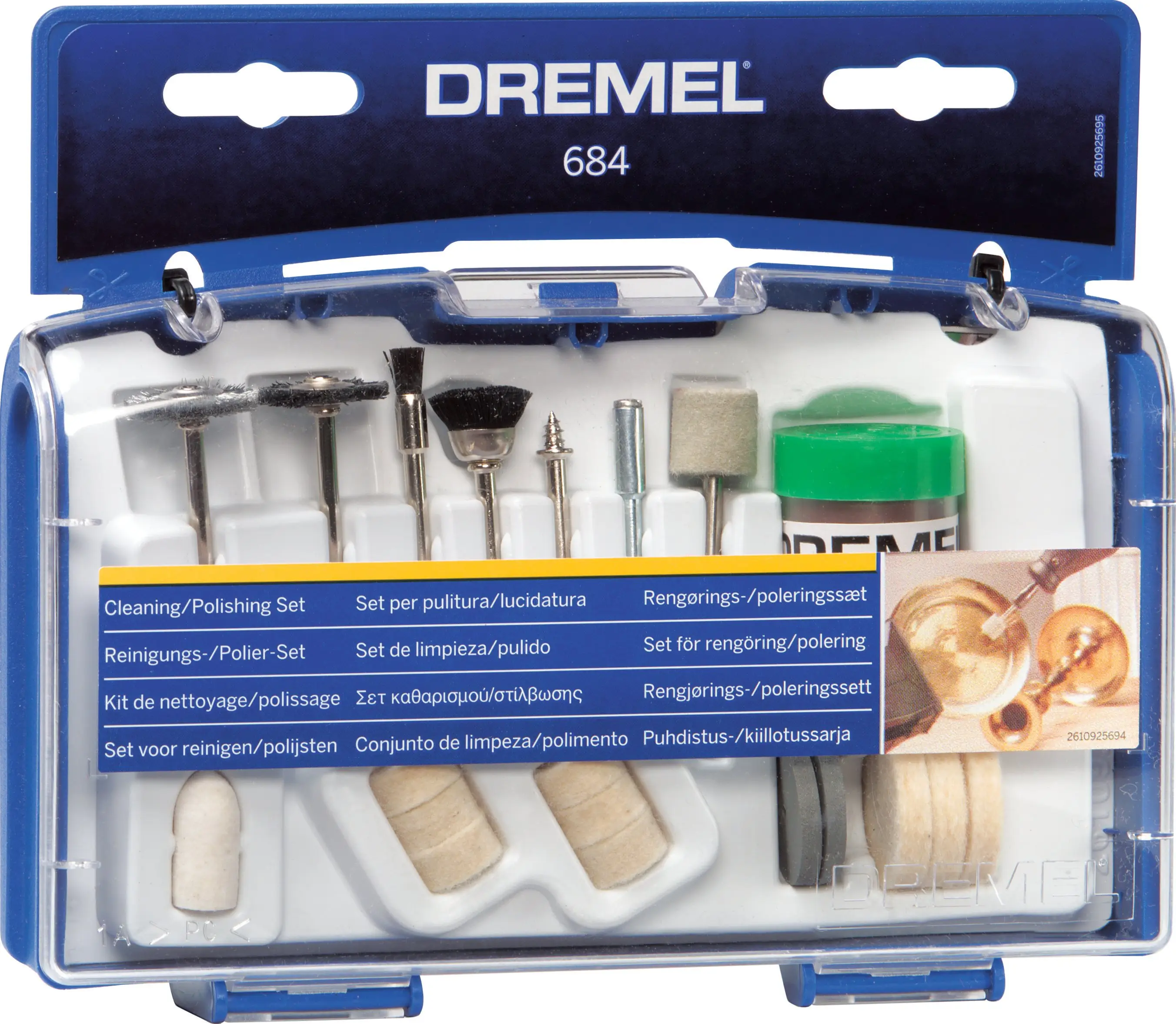Bosch Dremel 684 Temizleme ve Parlatma Aksesuar Seti - 26150684JA