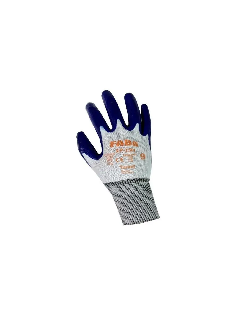 FABA EP-1301-L LACİVERT NİTRİL POLYESTER ELDİVEN L