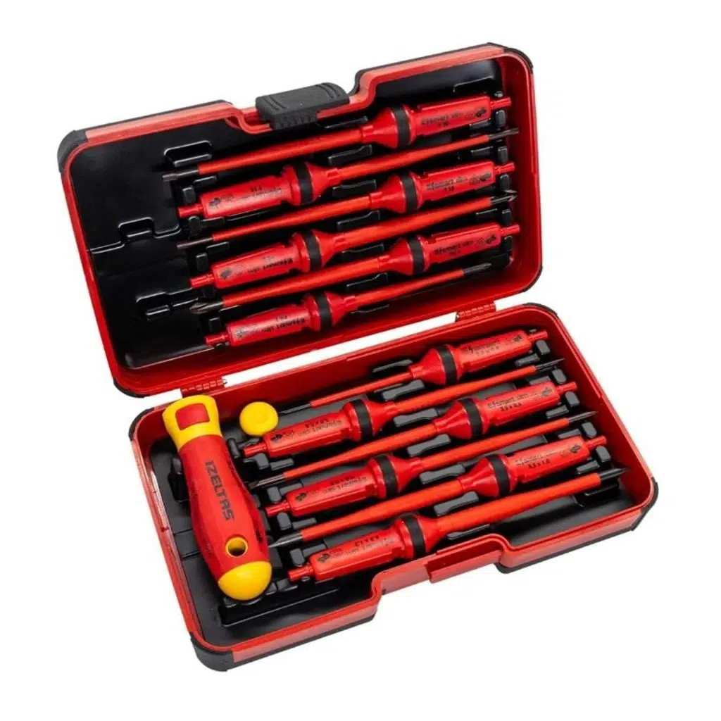 İzeltaş 1000V İzoleli Elektro Slim Tornavida Seti 14 Parça - İZELTAŞ 14000005342