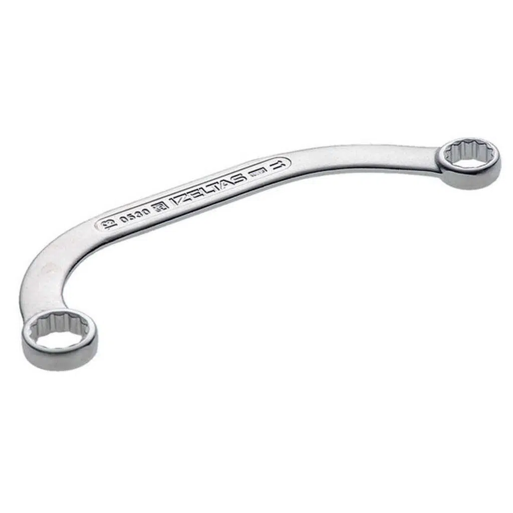 İzeltaş 13X17 Yarım Ay Yıldız İki Ağız Anahtar - İzeltaş 0530041317 - 10 Adetli Kutu Koli