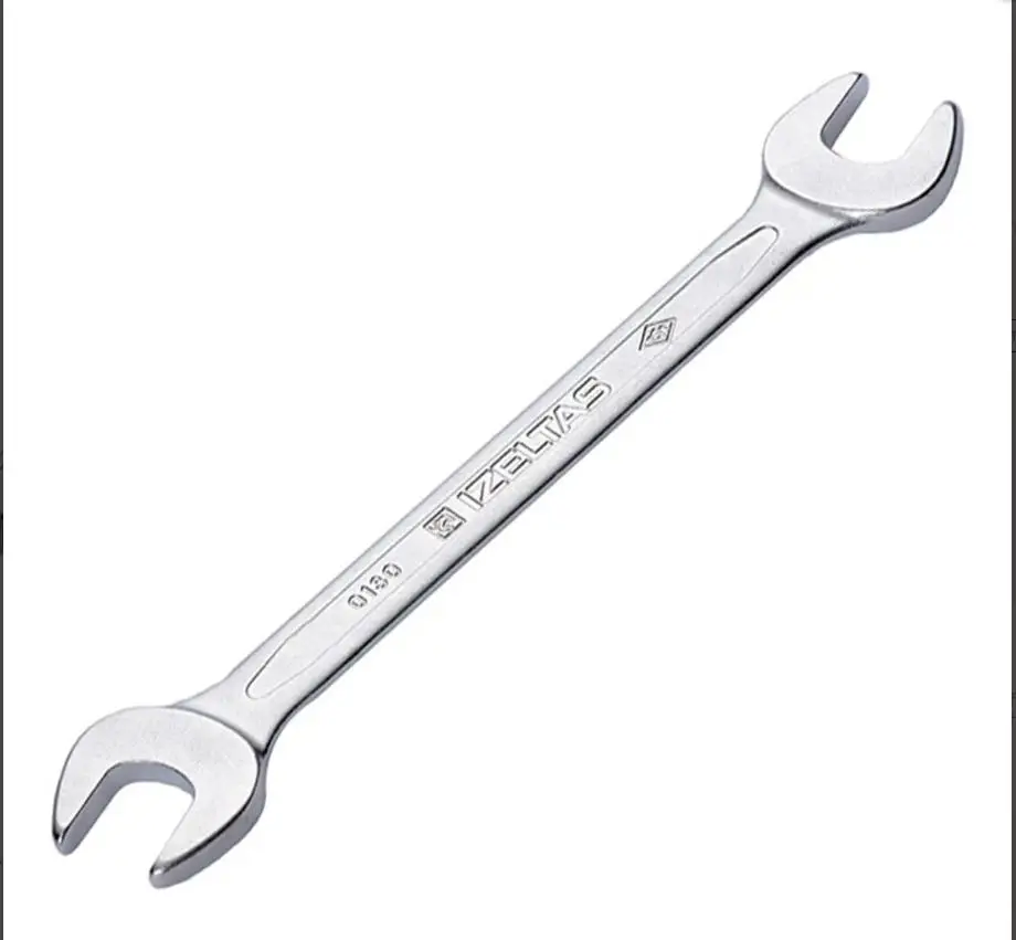 İzeltaş 14X15 mm Uzun Boy Çatal İki Ağız Anahtar - İzeltaş 0130011415