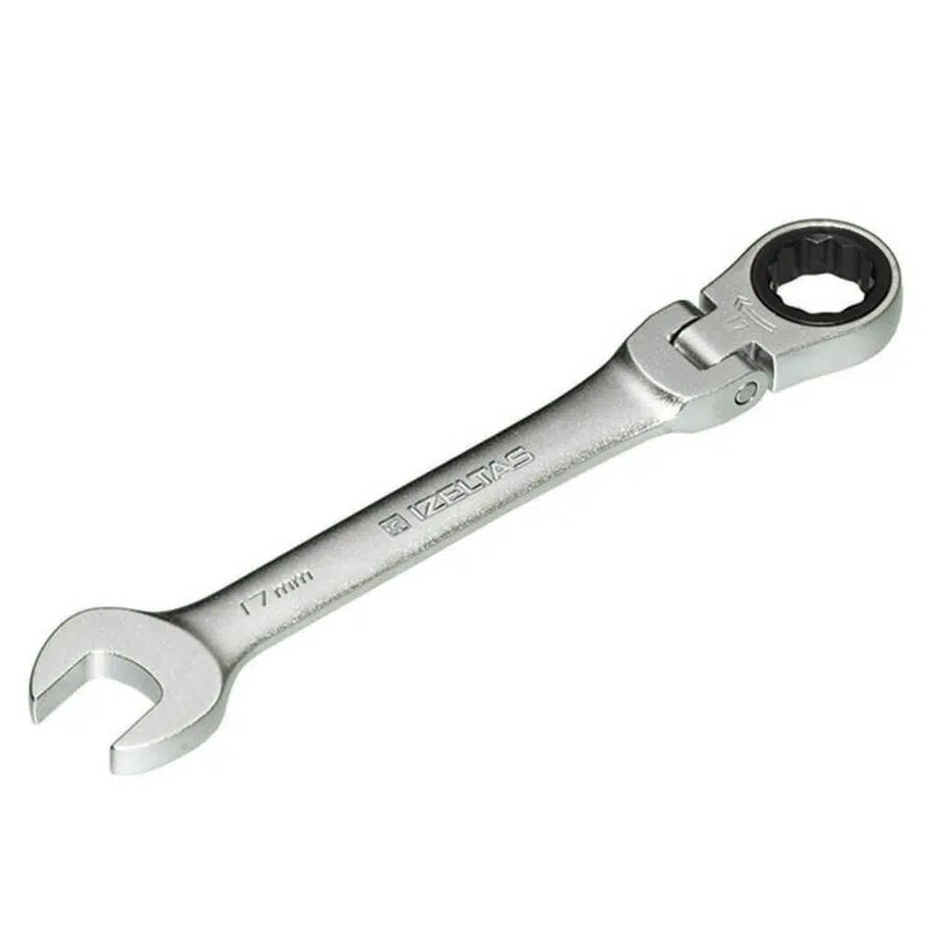 İzeltaş 15 mm Mafsallı Cırcır Kombine Anahtar - İzeltaş 0345020015