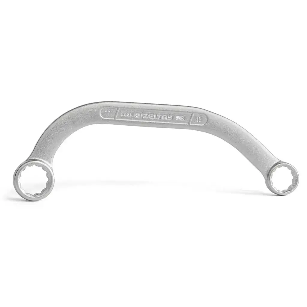 İzeltaş 15X17 Yarım Ay Yıldız İki Ağız Anahtar - İzeltaş 0530041517 - 10 Adetli Kutu Koli