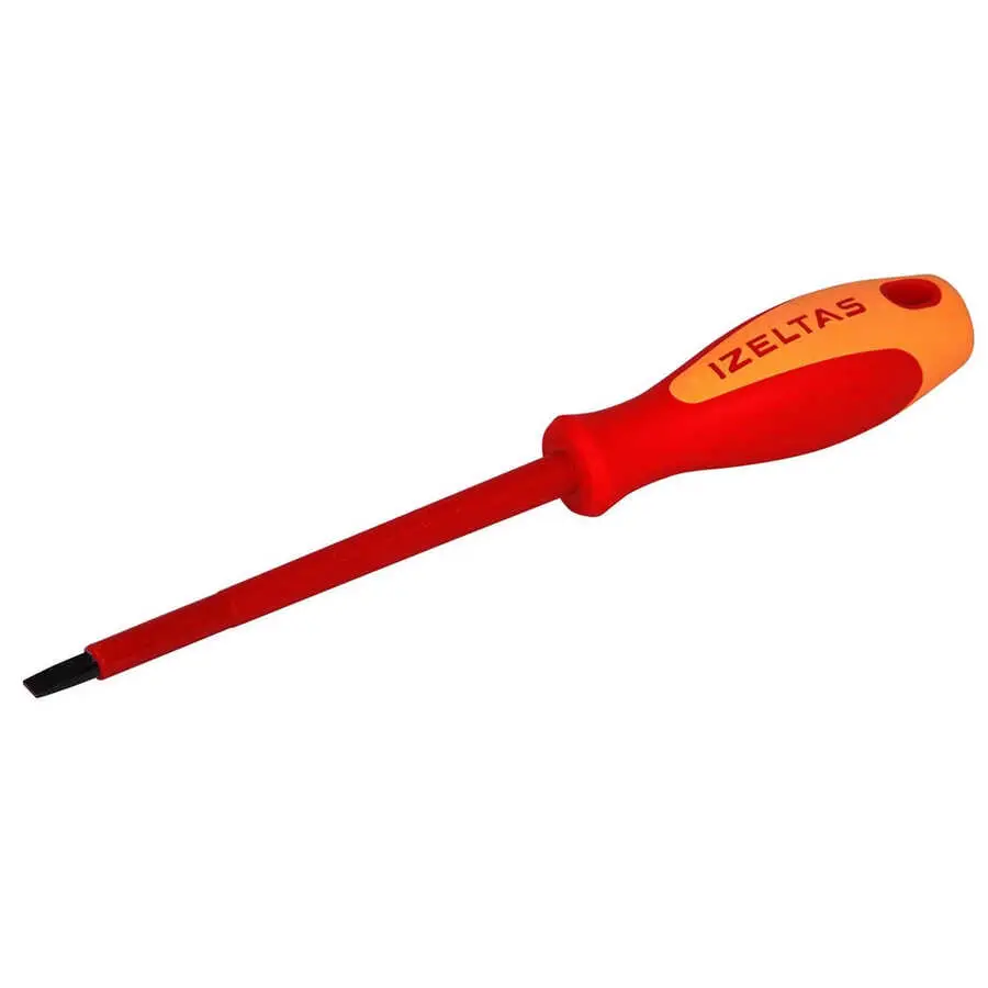 İzeltaş Elektrikçi 1000V İzoleli Düz Tornavida 2.5X75mm - İzeltaş 4140172575