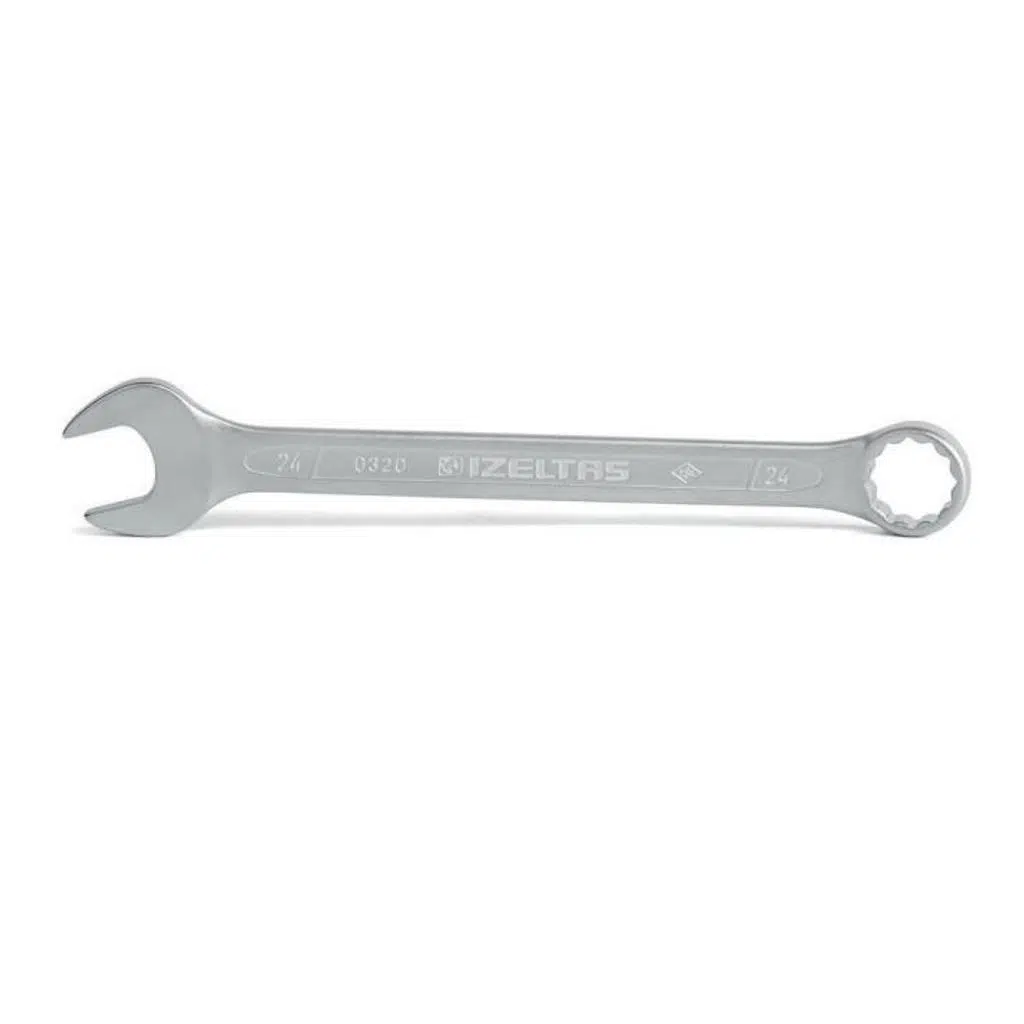 İzeltaş 24 mm Kısa Boy Kombine Anahtar - İzeltaş 0320020024 - 5 Adetli Kutu Koli