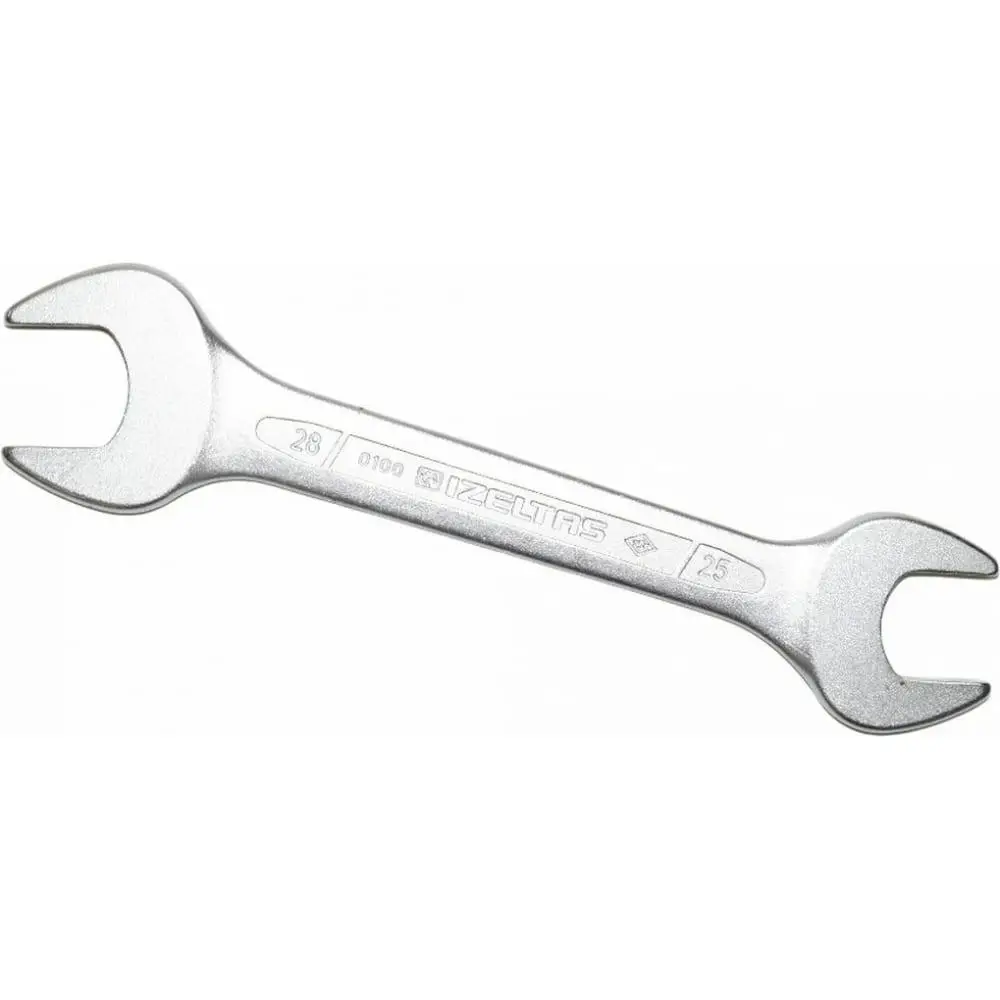 İzeltaş 25X28 Kısa Boy Çatal İki Ağız Anahtar - İzeltaş 0100012528