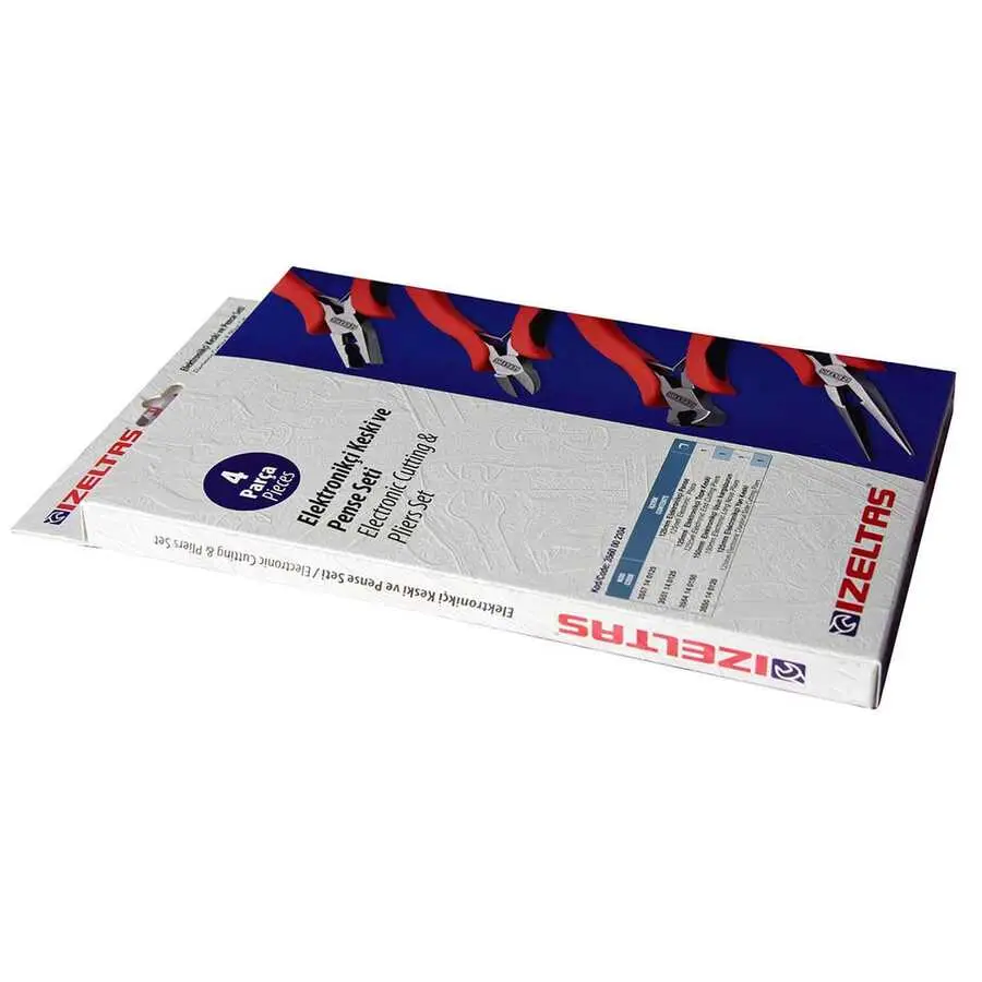 İzeltaş 4 Parça Elektronikçi Keski Ve Pense Seti - İzeltaş 3560002104