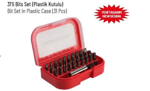 İzeltaş 31 Parça Plastik Kutulu Bits Takım - İzeltaş 4800008131