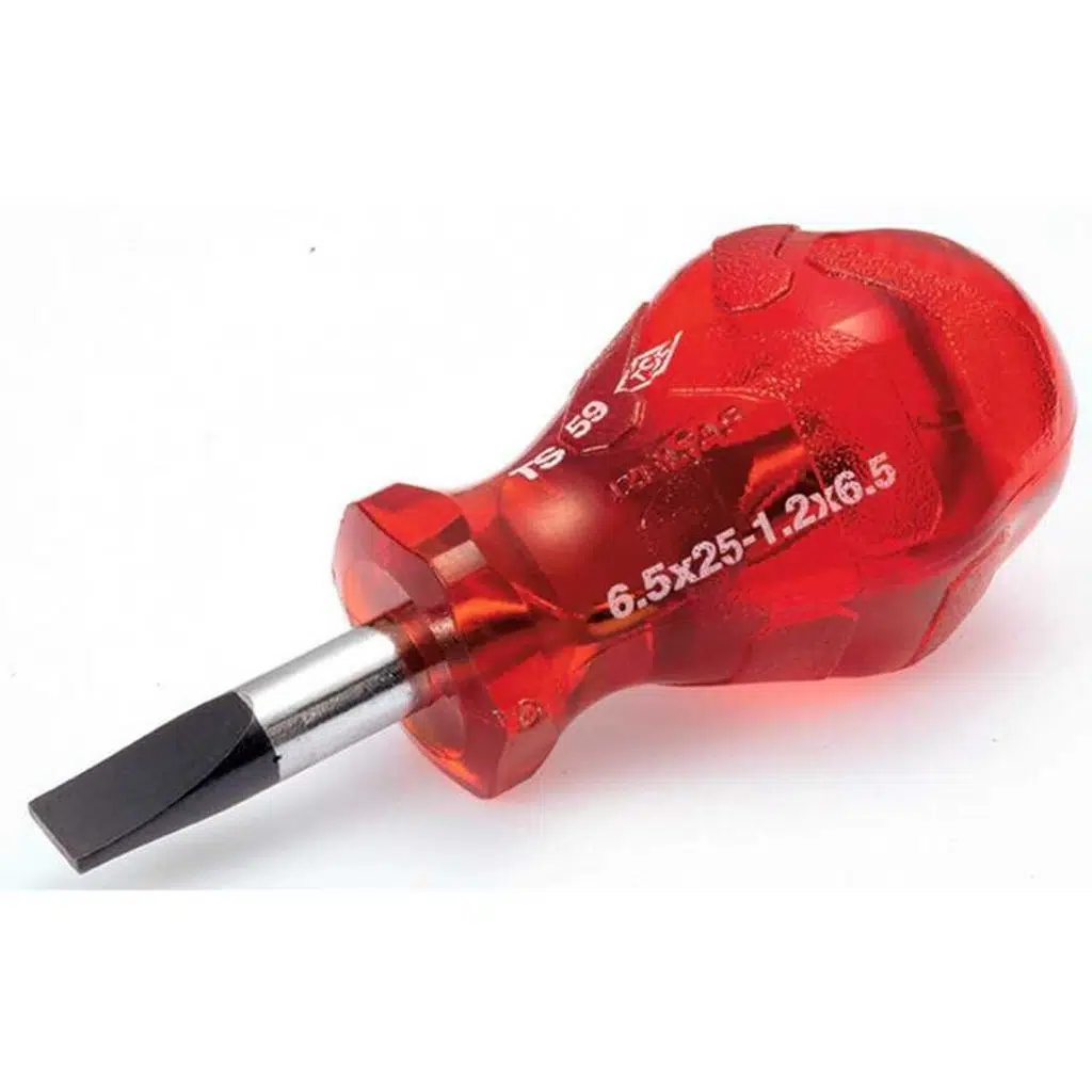 İzeltaş 6.5X25 Kraft Seri Düz Topaç Tornavida - İzeltaş 4110176525 - 5 Adetli Kutu Koli