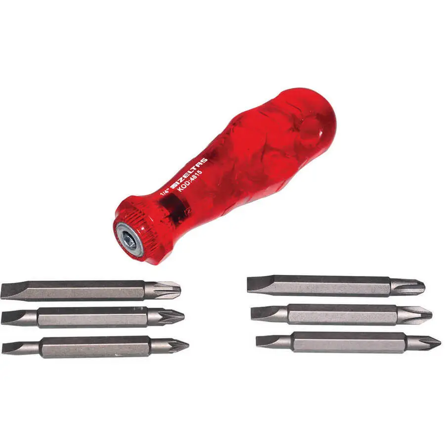 İzeltaş 7 Parça Değişken Bits Uçlu Tornavida Set - İzeltaş 4815006107