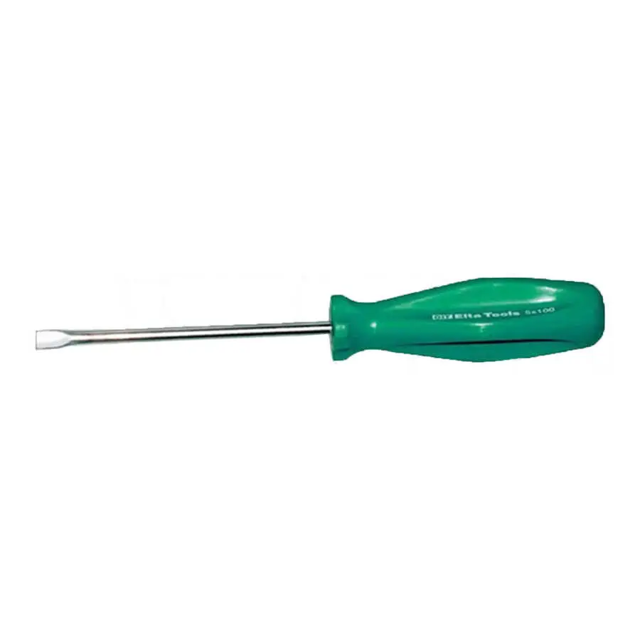 İzeltaş Elta 4x100 mm Opak Seri Düz Uçlu Tornavida - İzeltaş 4150174100
