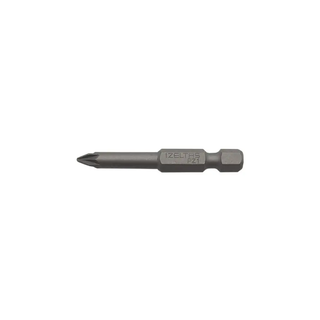 İzeltaş Pozidriv Bits PZ1X50 mm - İzeltaş 4825210011 - 10 Adetli Kutu Koli